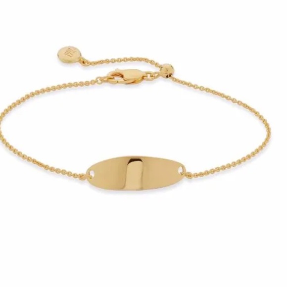 Monica Vinader NEW tiny Nura fine chain bracelet - Picture 1 of 5